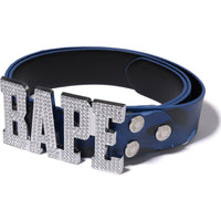 COLOR CAMO BAPE LEATHER BELT MENS