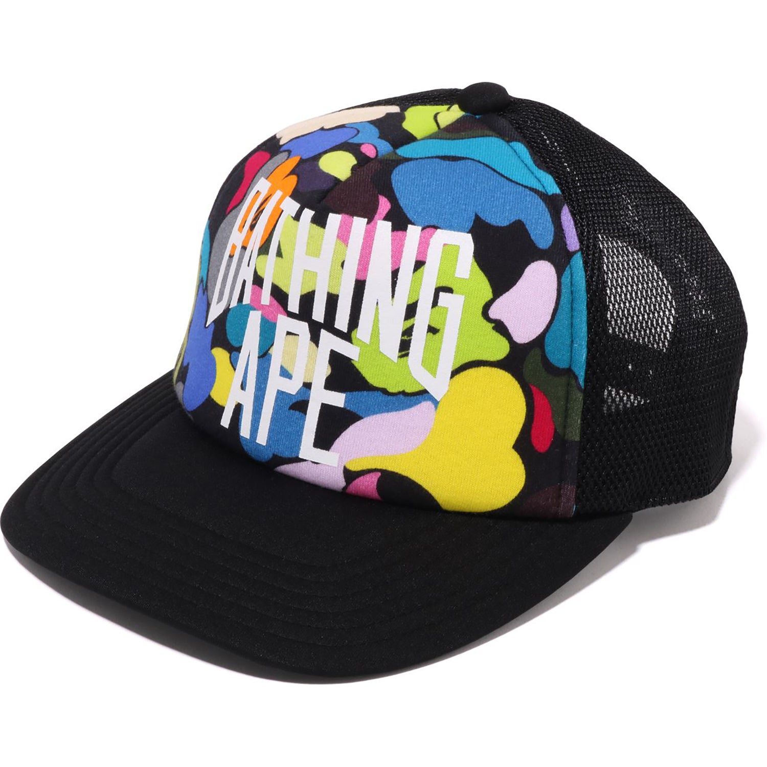 MULTI CAMO NYC LOGO MESH CAP MENS – us.bape.com