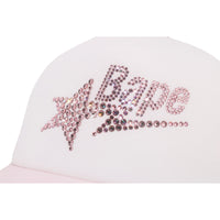 CRYSTAL STONE BAPE STA LOGO MESH CAP LADIES