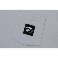 A BATHING APE LABEL POCKET TEE MENS