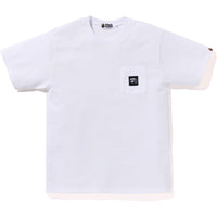 A BATHING APE LABEL POCKET TEE MENS