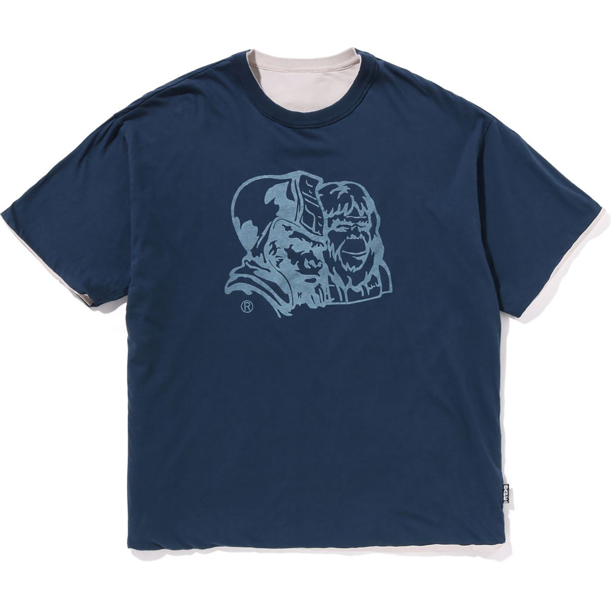 BAPE X SEAN WOTHERSPOON REVERSIBLE TEE MENS