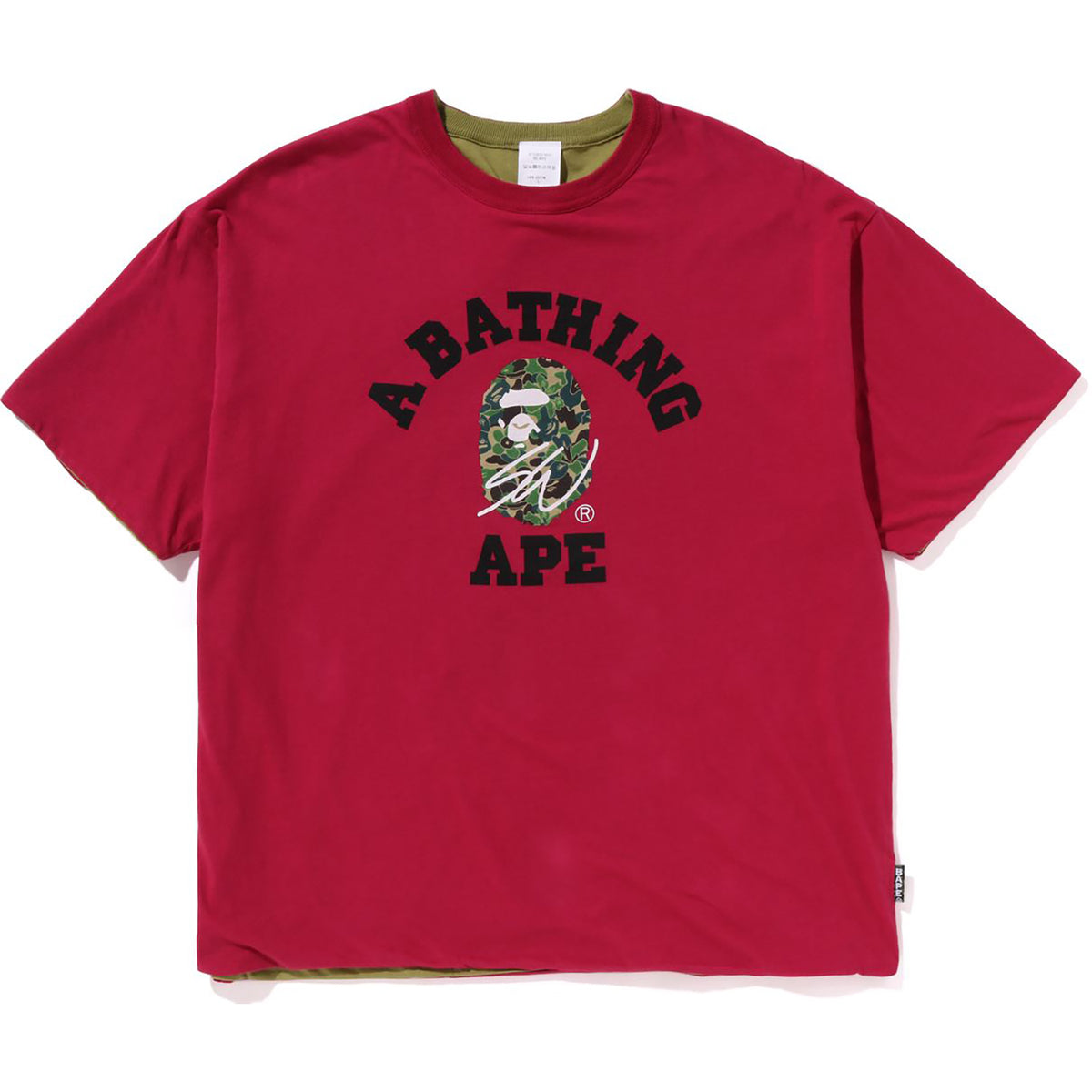 BAPE X SEAN WOTHERSPOON REVERSIBLE TEE MENS