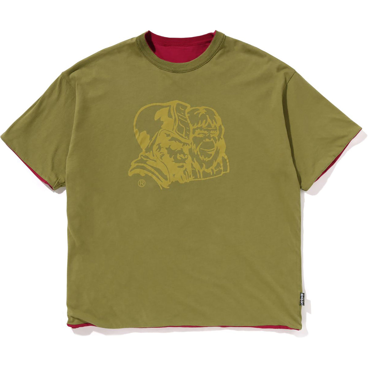 BAPE X SEAN WOTHERSPOON REVERSIBLE TEE MENS