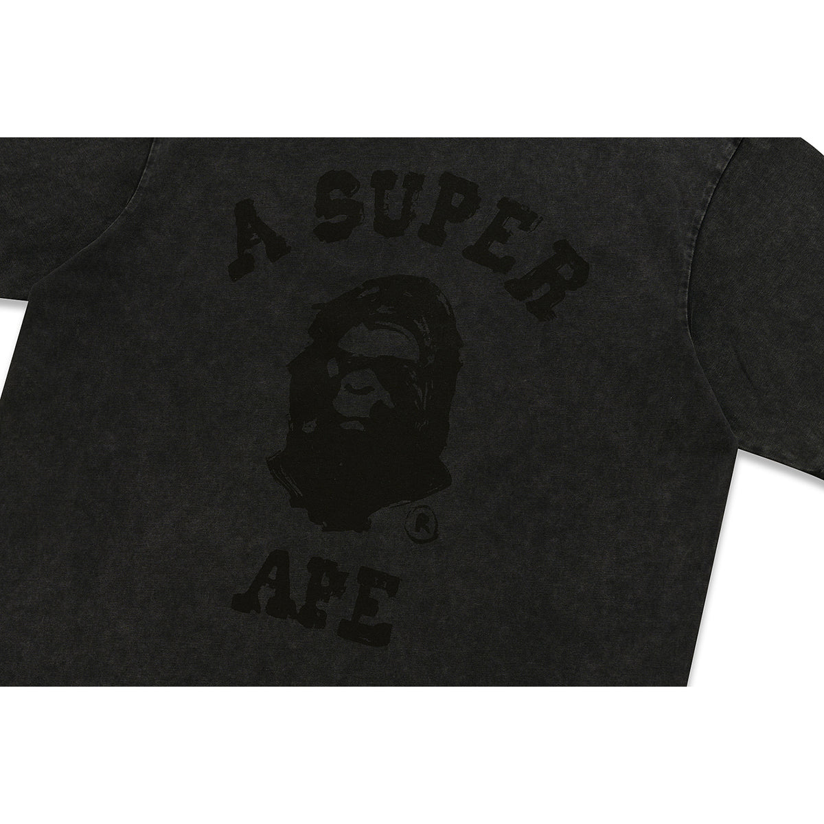 BAPE X KIDSUPER GARMENT DYE COLLEGE LOGO TEE MENS