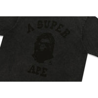 BAPE X KIDSUPER GARMENT DYE COLLEGE LOGO TEE MENS