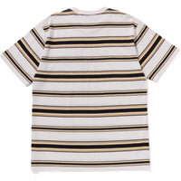 BAPE MENS APE HEAD COLLEGE STRIPE TEE