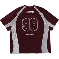 SOLID CAMO JACQUARD MULTILOGO RELAXED FIT FOOTBALL JERSEY MENS