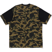 1ST CAMO HEAVY WASHED BLOCKING RELAXED FIT TEE MENS