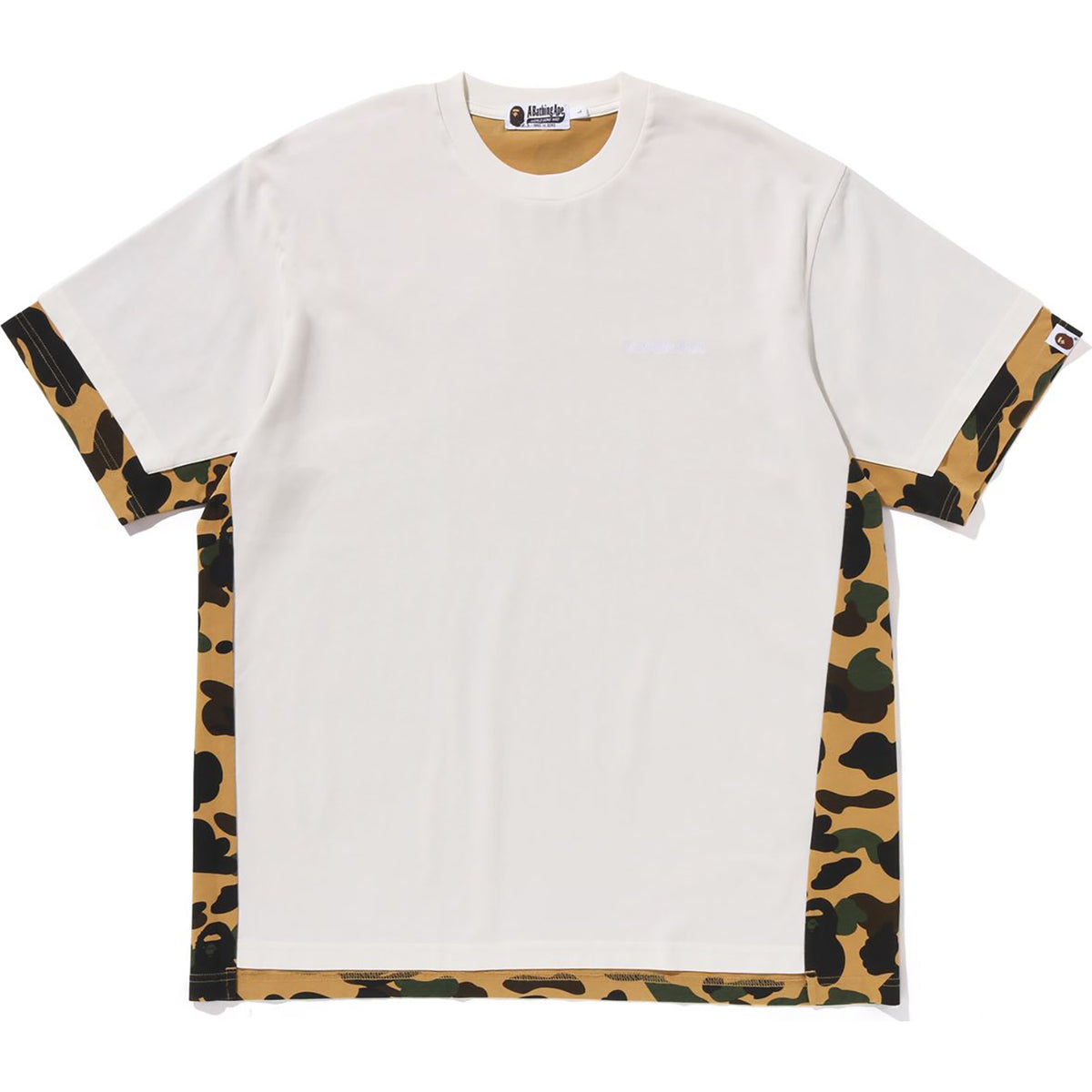 1ST CAMO HEAVY WASHED BLOCKING RELAXED FIT TEE MENS