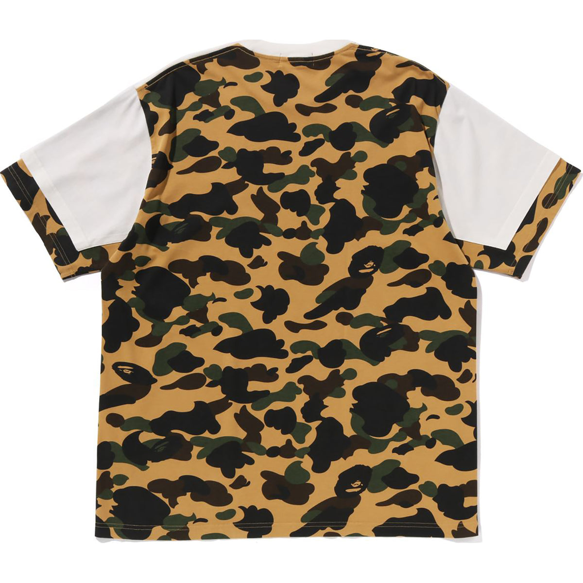 1ST CAMO HEAVY WASHED BLOCKING RELAXED FIT TEE MENS
