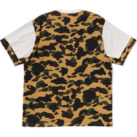 1ST CAMO HEAVY WASHED BLOCKING RELAXED FIT TEE MENS