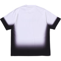 SPRAY PRINT BATHING APE LOGO RELAXED FIT TEE MENS