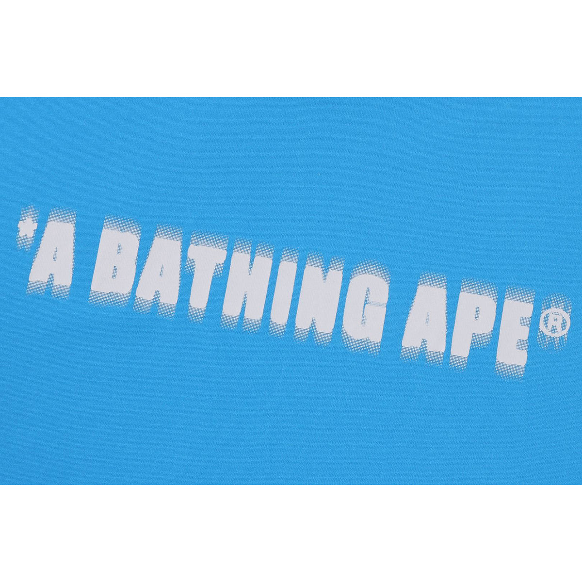 SPRAY PRINT BATHING APE LOGO RELAXED FIT TEE MENS