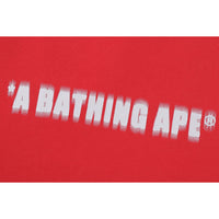 SPRAY PRINT BATHING APE LOGO RELAXED FIT TEE MENS