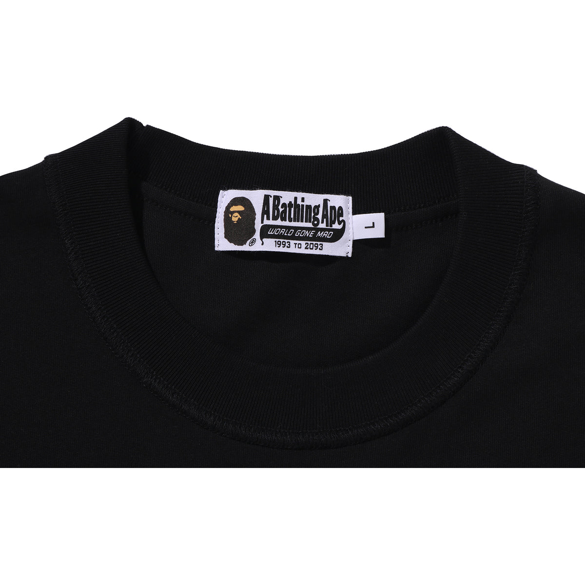 BAPE LOGO INSIDE OUT RELAXED FIT TEE MENS