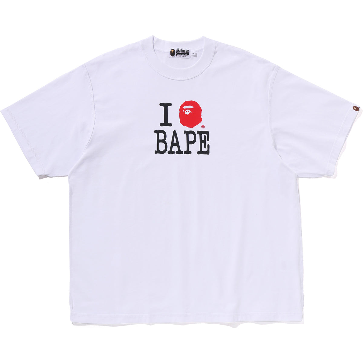 BAPE LOGO INSIDE OUT RELAXED FIT TEE MENS