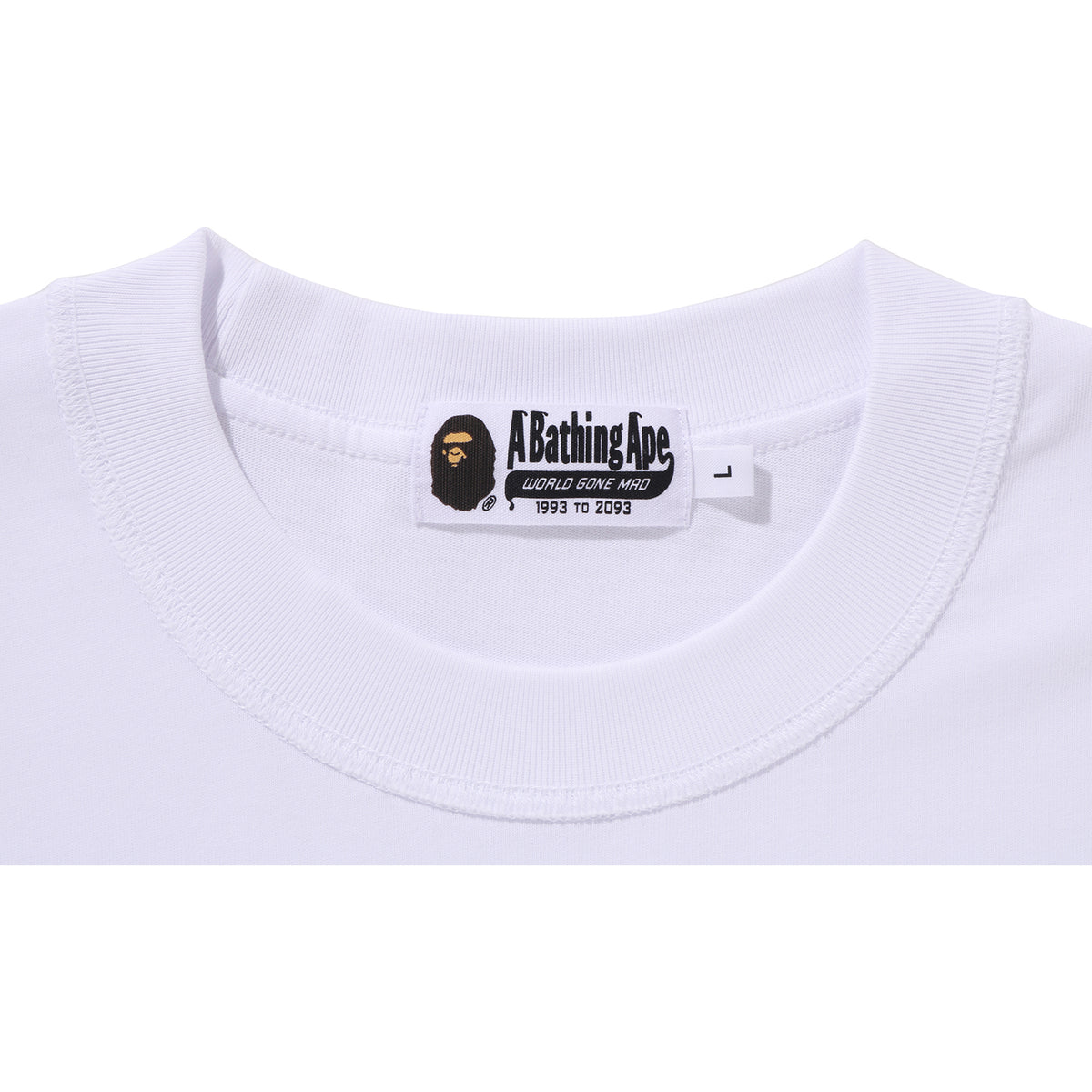 BAPE LOGO INSIDE OUT RELAXED FIT TEE MENS