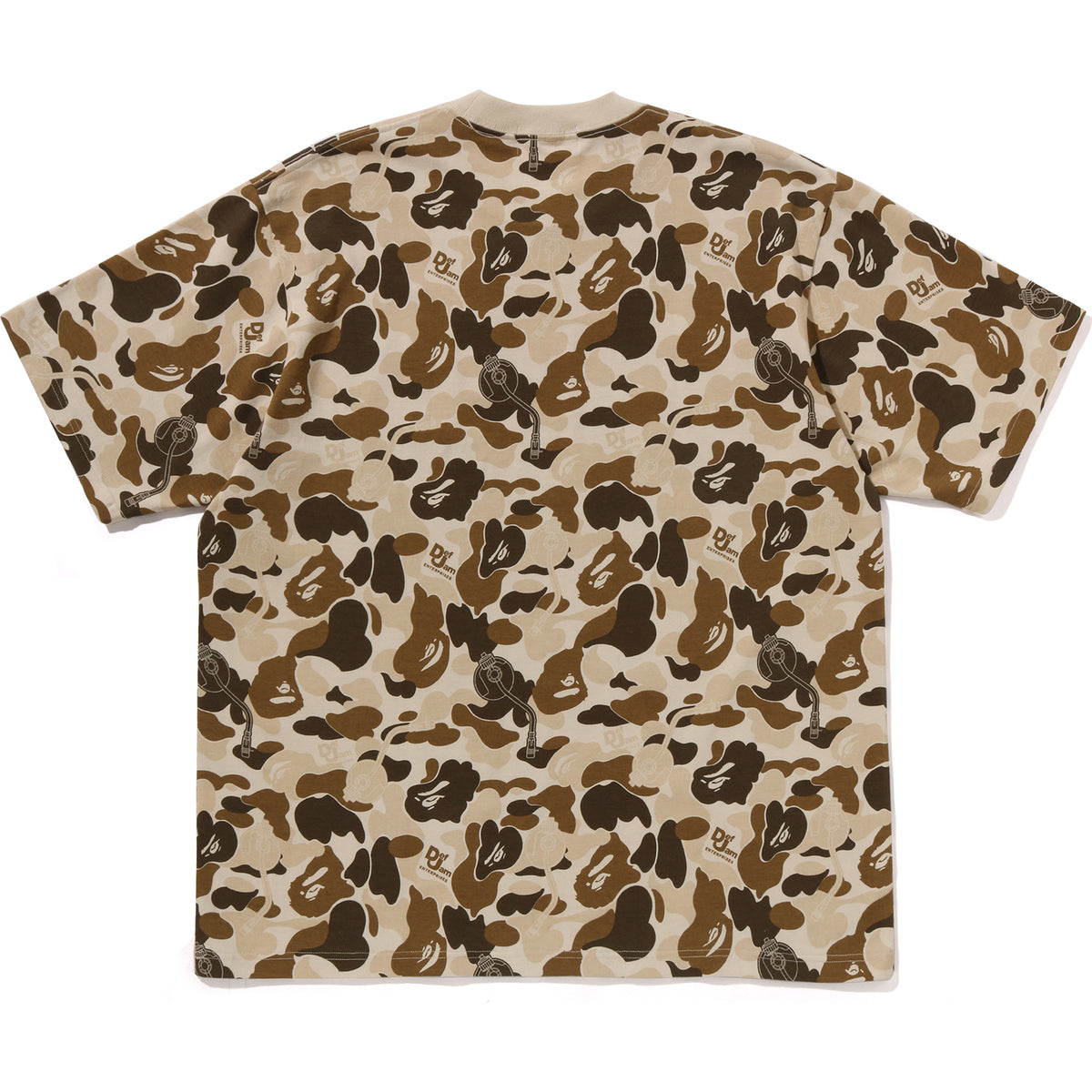 BAPE X DEF JAM CAMO RELAXED FIT TEE MENS