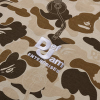 BAPE X DEF JAM CAMO RELAXED FIT TEE MENS