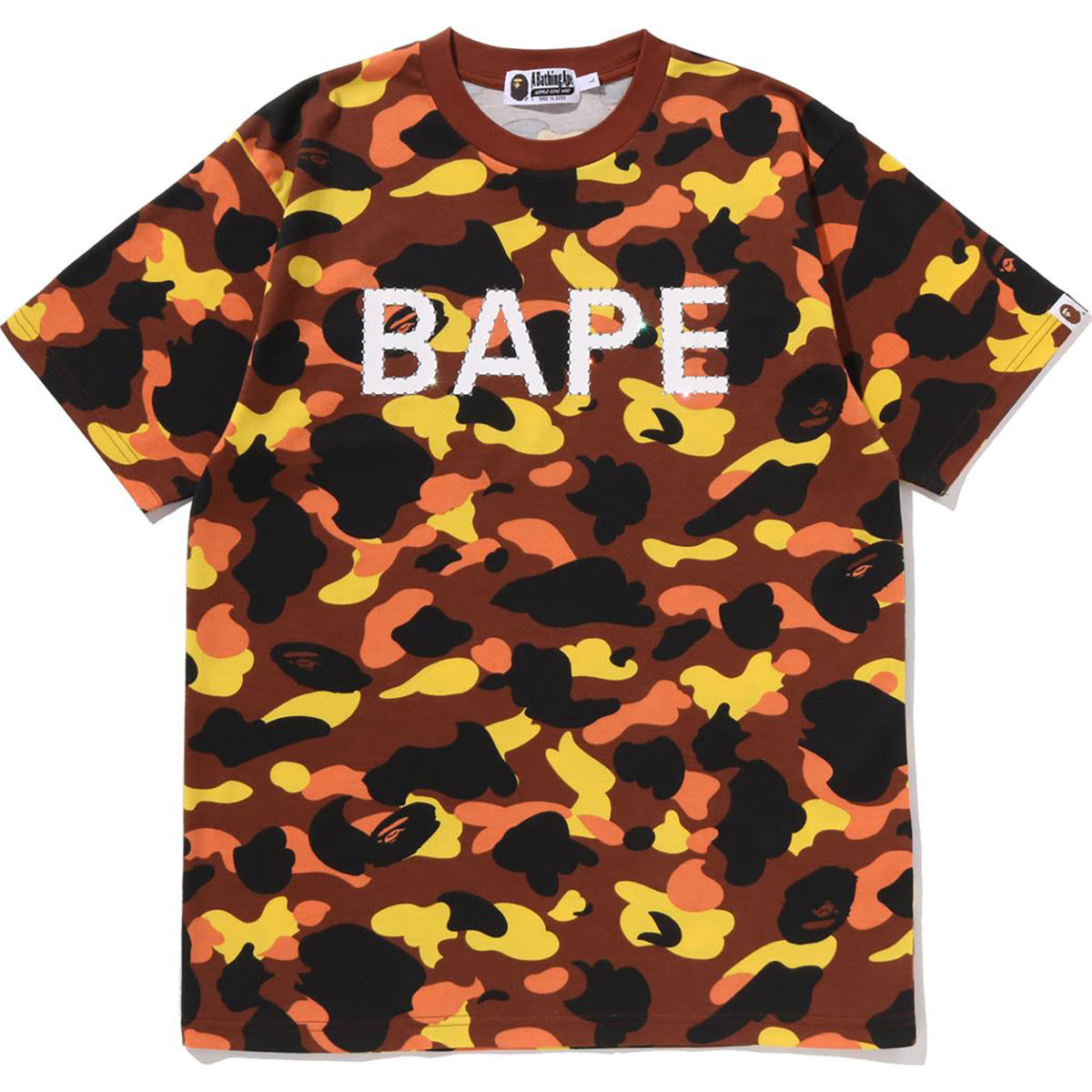 1ST CAMO BAPE RHINESTONE TEE MENS