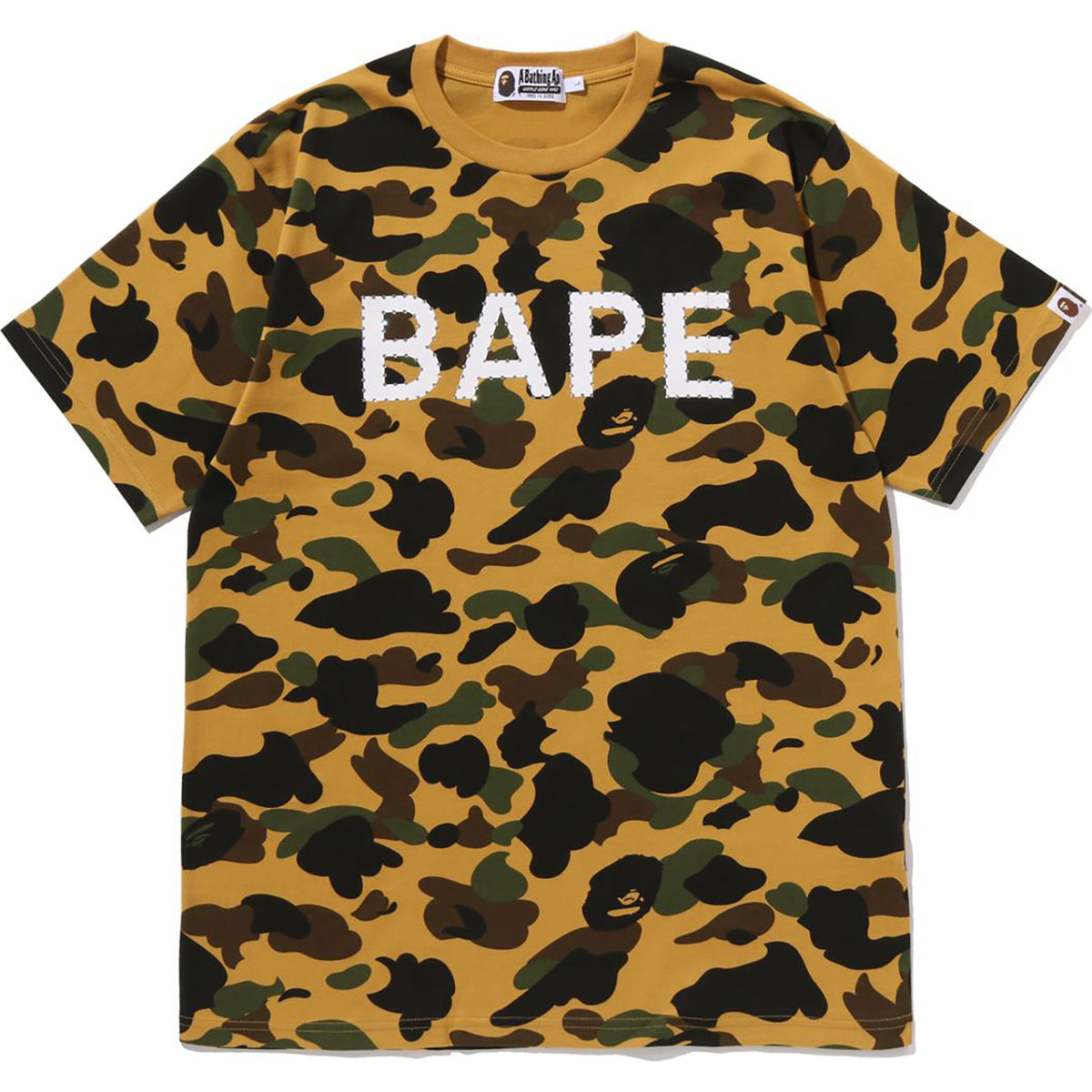 1ST CAMO BAPE RHINESTONE TEE MENS