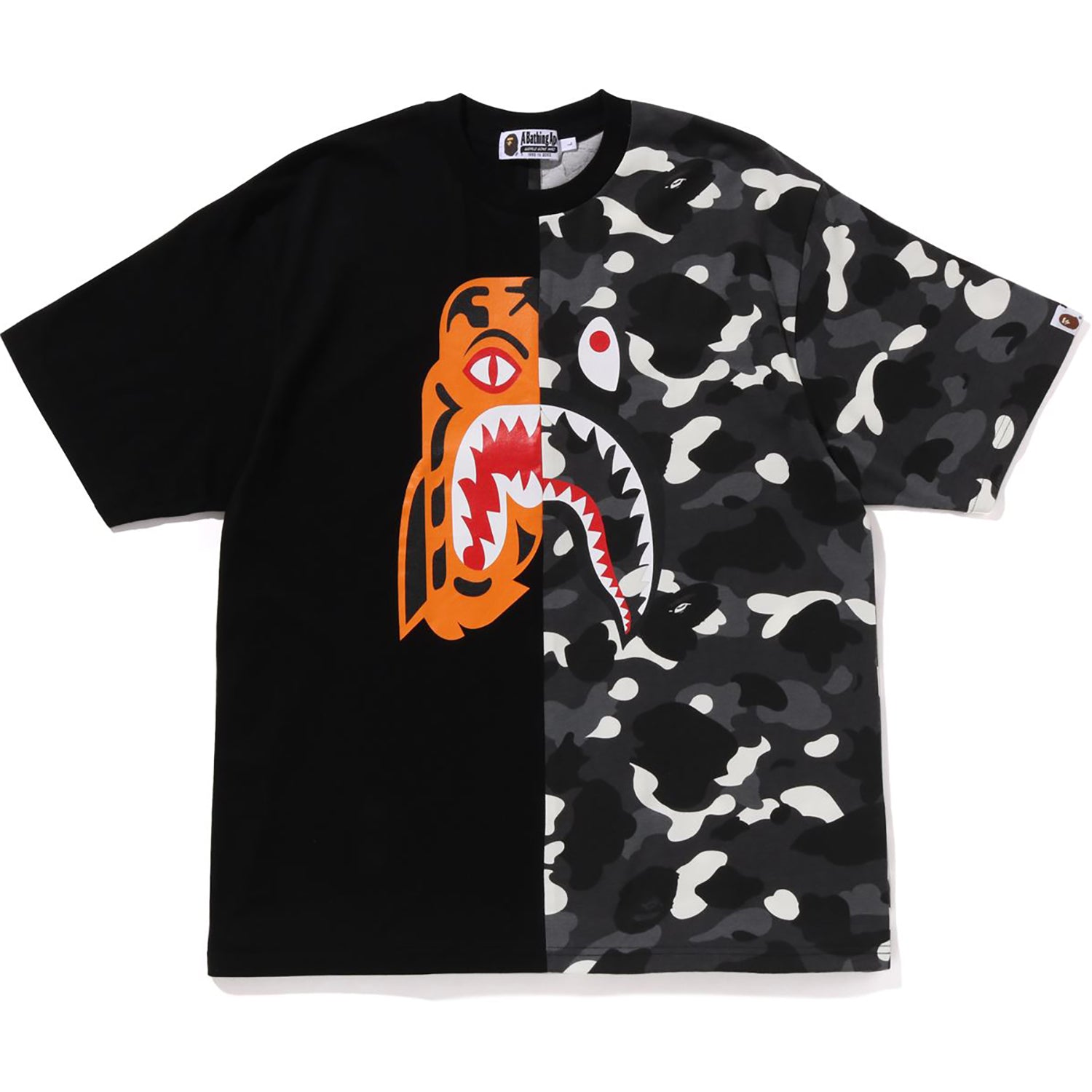 CITY CAMO TIGER SHARK RELAXED FIT TEE MENS – us.bape.com