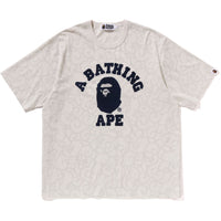 WASHED CLOUD CAMO COLLEGE RELAXED FIT TEE MENS