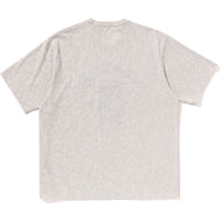 WASHED CLOUD CAMO COLLEGE RELAXED FIT TEE MENS