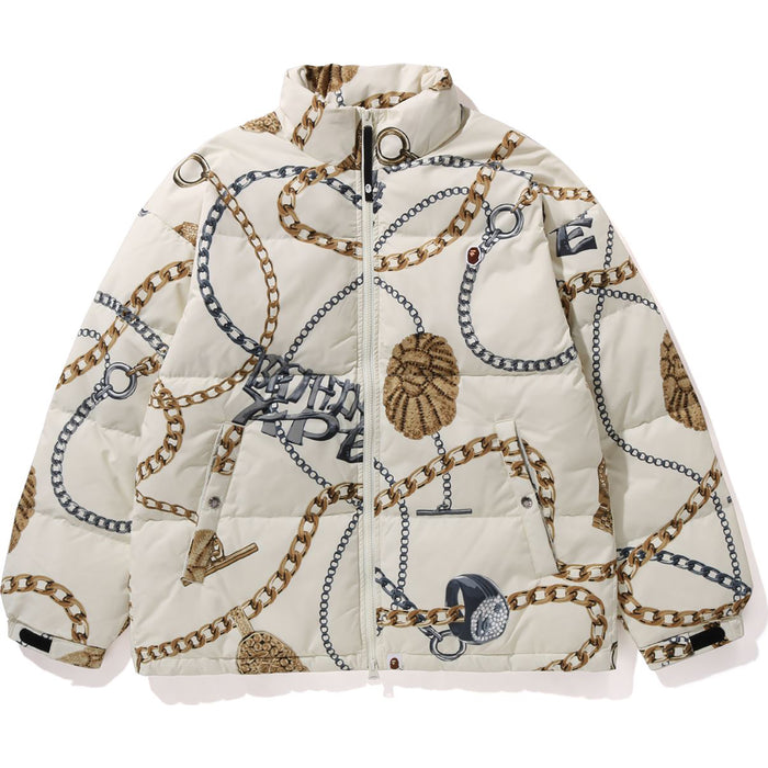 BAPE JEWELS DOWN JACKET RELAXED FIT MENS