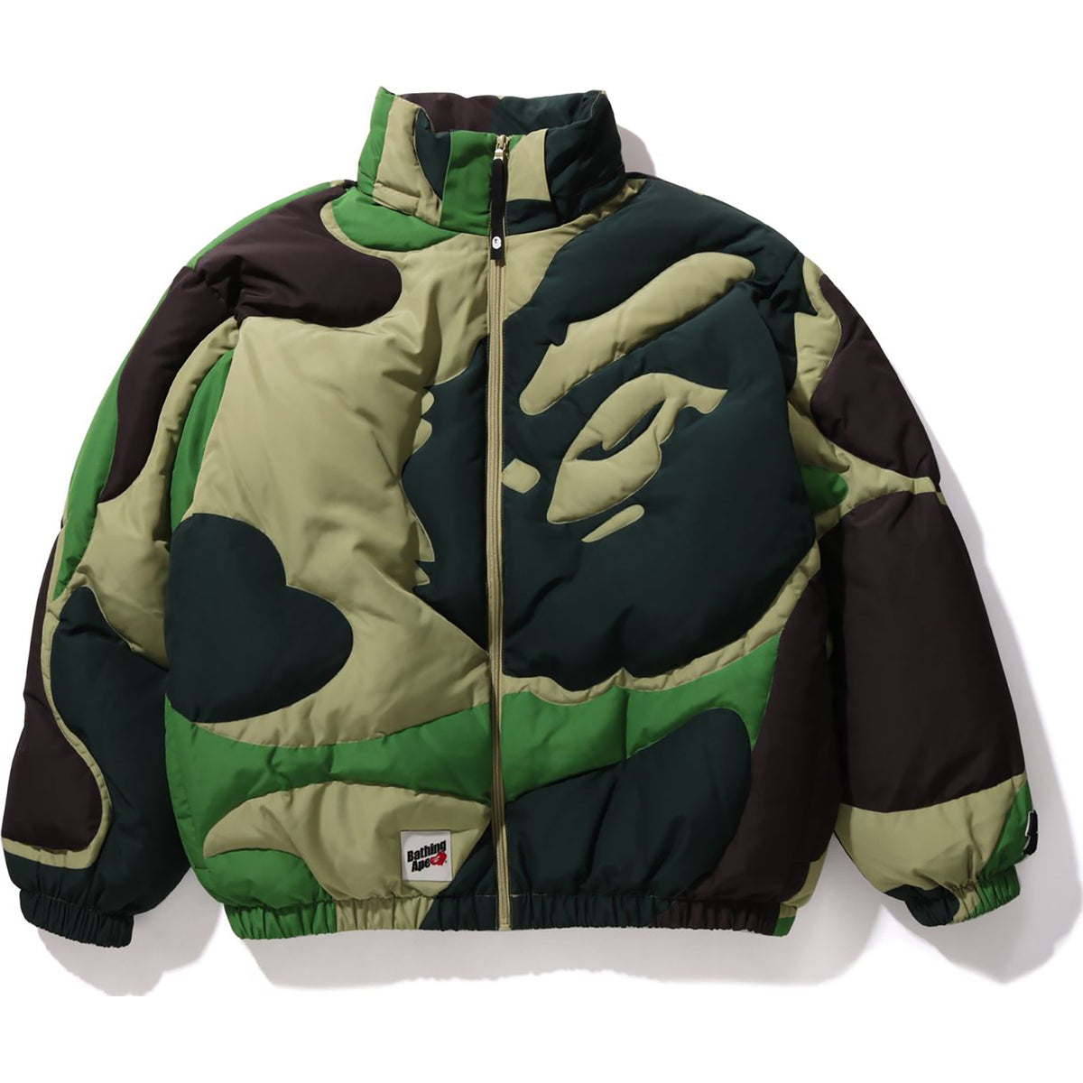 MEGA ABC CAMO DETACHABLE HOODIE PUFFER DOWN JACKET MENS