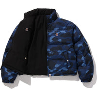 COLOR CAMO REVERSIBLE DOWN JACKET LADIES