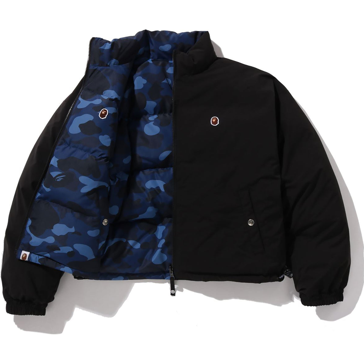 COLOR CAMO REVERSIBLE DOWN JACKET LADIES