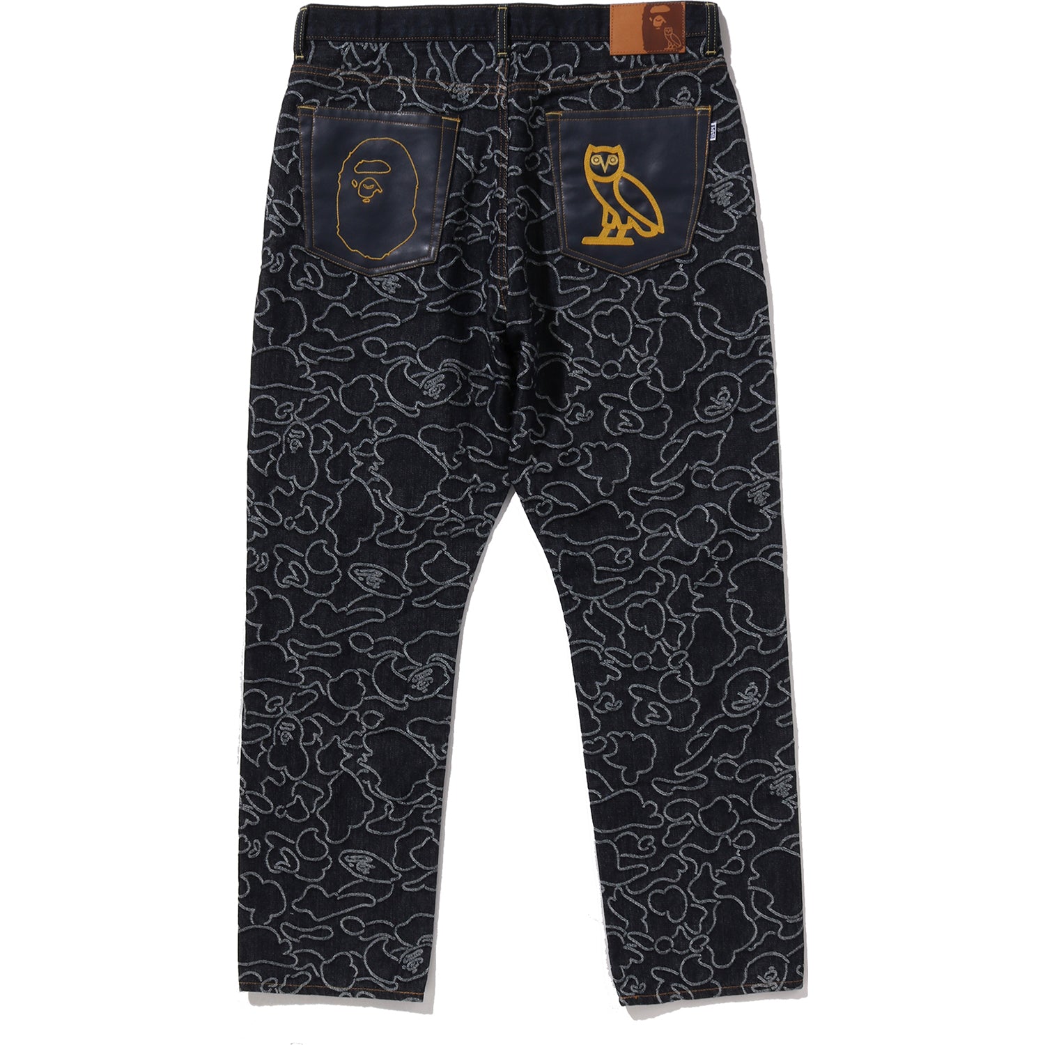 BAPE X OVO NEON 1ST CAMO JACQUARD DENIM PANTS MENS – us.bape.com