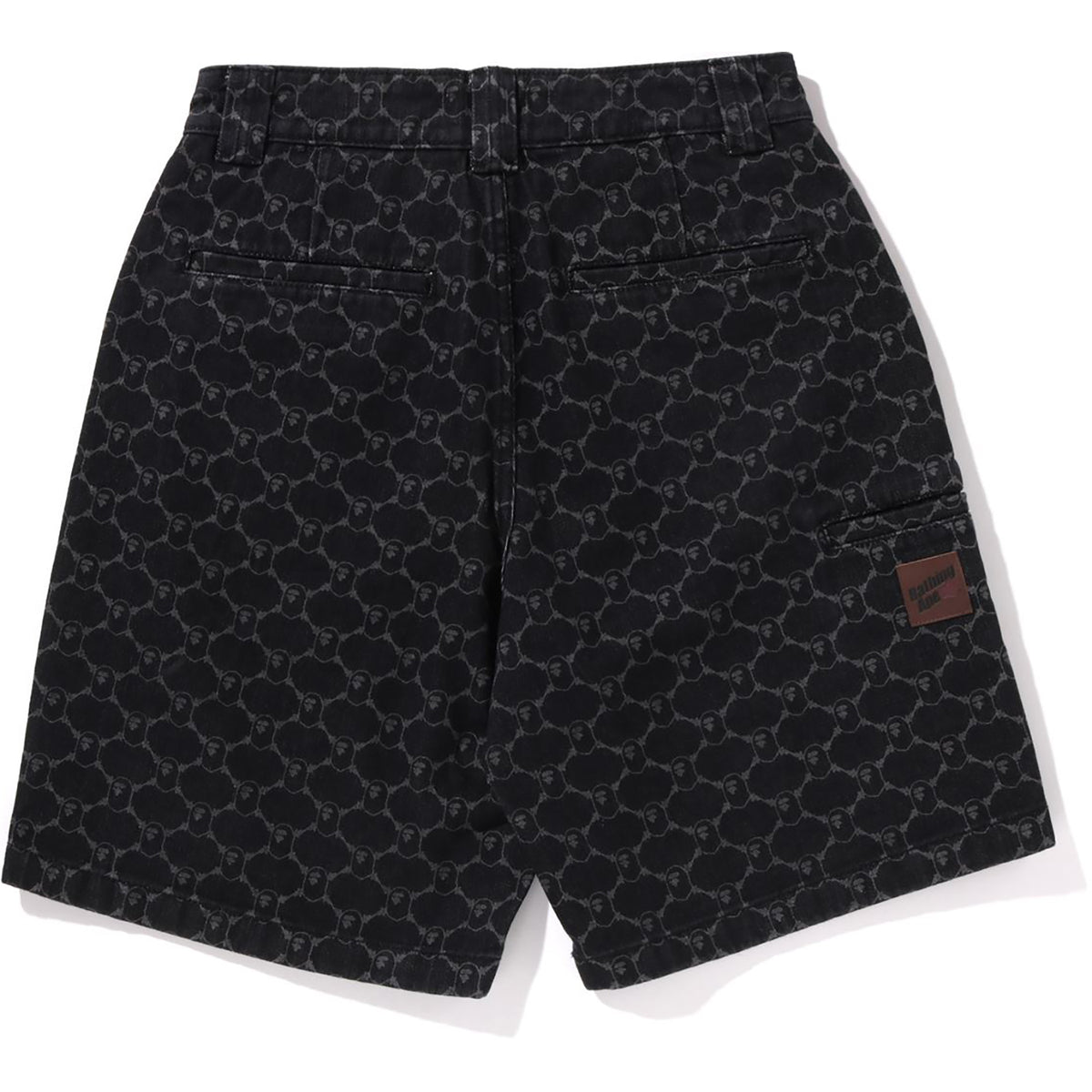 COLLEGE MONOGRAM RELAXED FIT 13OZ DENIM SHORTS MENS