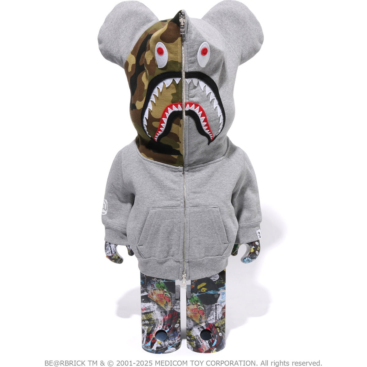 LEGACY CAMO SHARK BE@RBRICK 1000%
