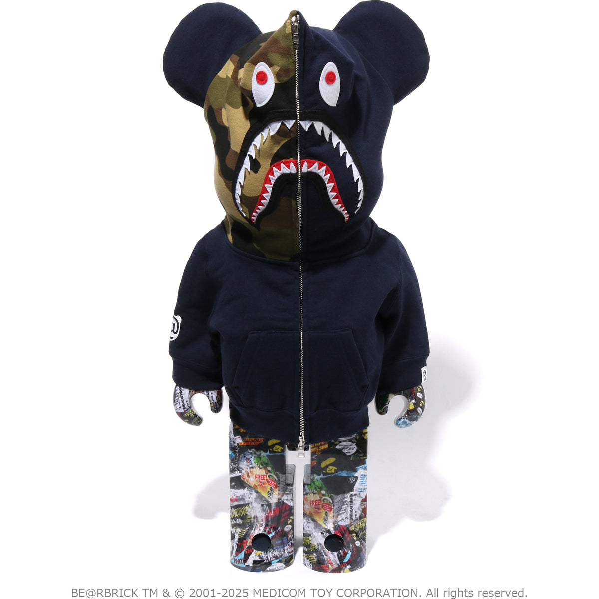 LEGACY CAMO SHARK BE@RBRICK 1000%