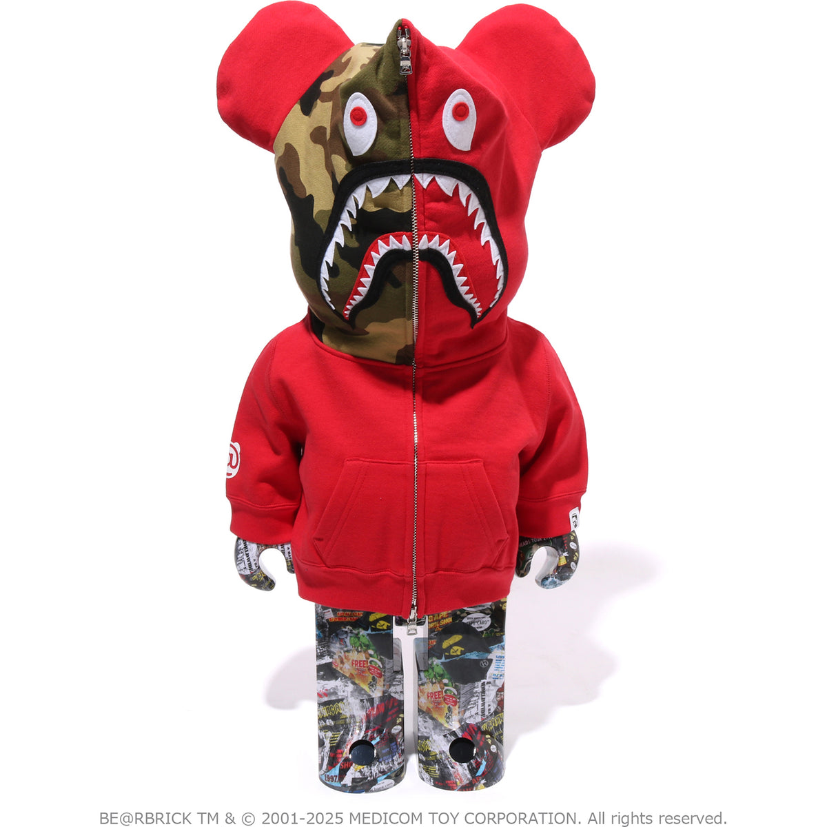 LEGACY CAMO SHARK BE@RBRICK 1000%