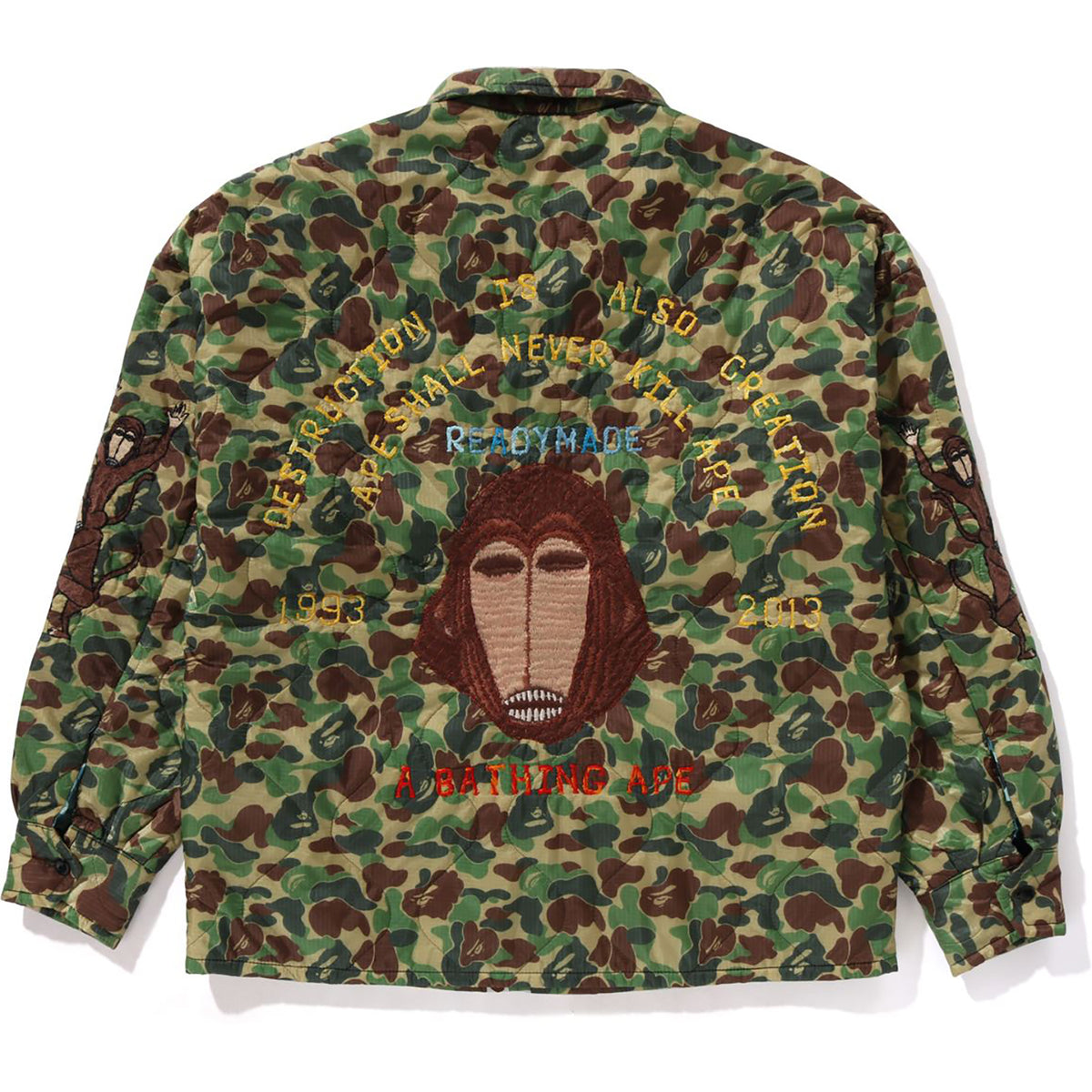 BAPE X READYMADE ABC CAMO VIETNAM JACKET MENS