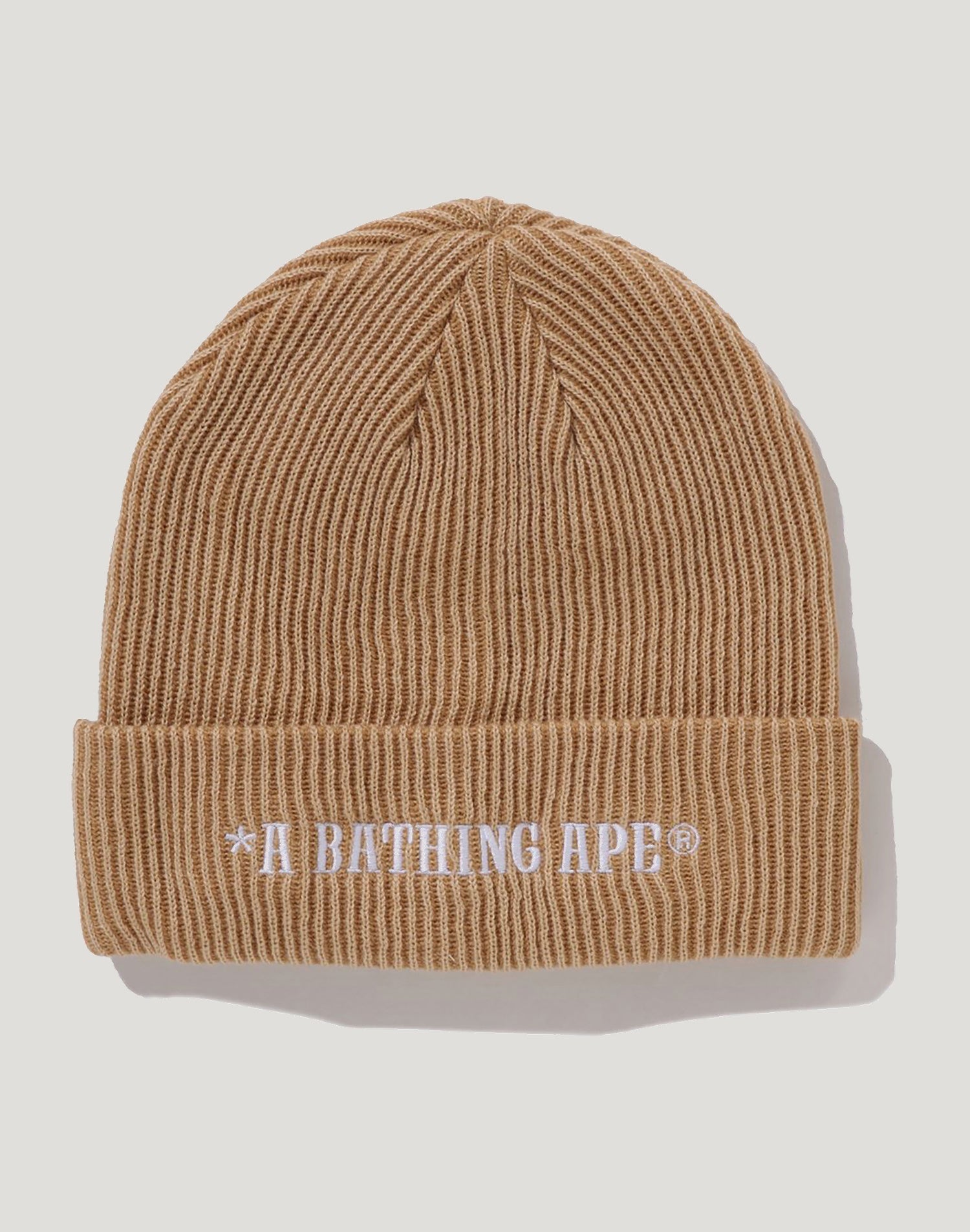A BATHING APE × KAWS BAPEKAWSビーニー Men's A BATHING APE Knit Cap Beanie with Embroidered Ape Head Logo
