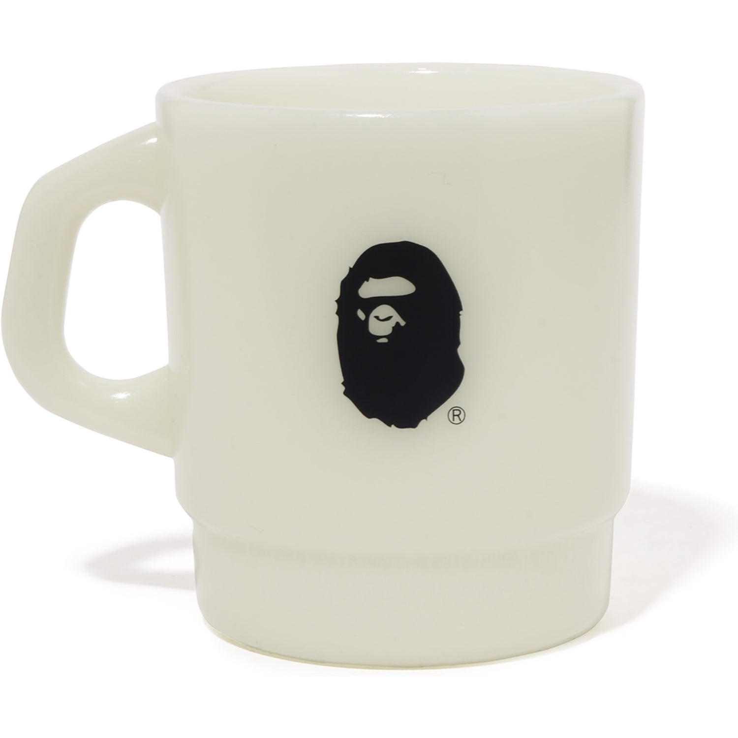 A BATHING APE HEAD MUG マグカップ APE HEAD GLOW IN THE DARK STACKING MUG – us.bape.com