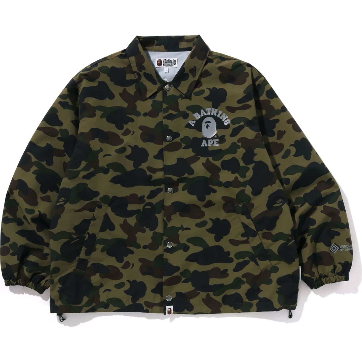 GORE-TEX WIND STOPPER 1ST CAMO RELAXED COACH JACKET MENS – us.bape.com