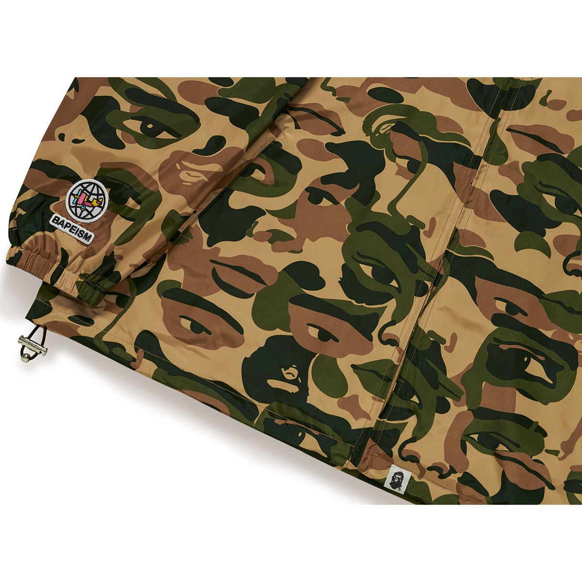 BAPE X KIDSUPER CAMO LIGHTWEIGHT JACKET MENS