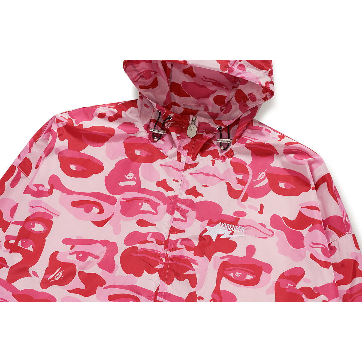 BAPE X KIDSUPER CAMO LIGHTWEIGHT JACKET MENS