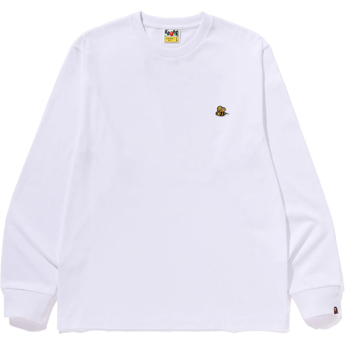 BAPE BEE ONE POINT L/S TEE MENS