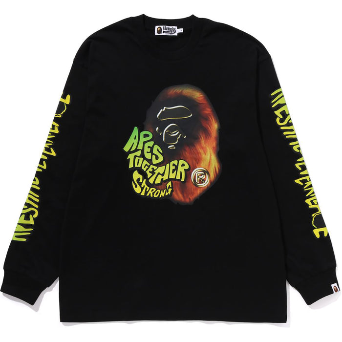 BAPE SPORT GRAPHIC L/S TEE MENS