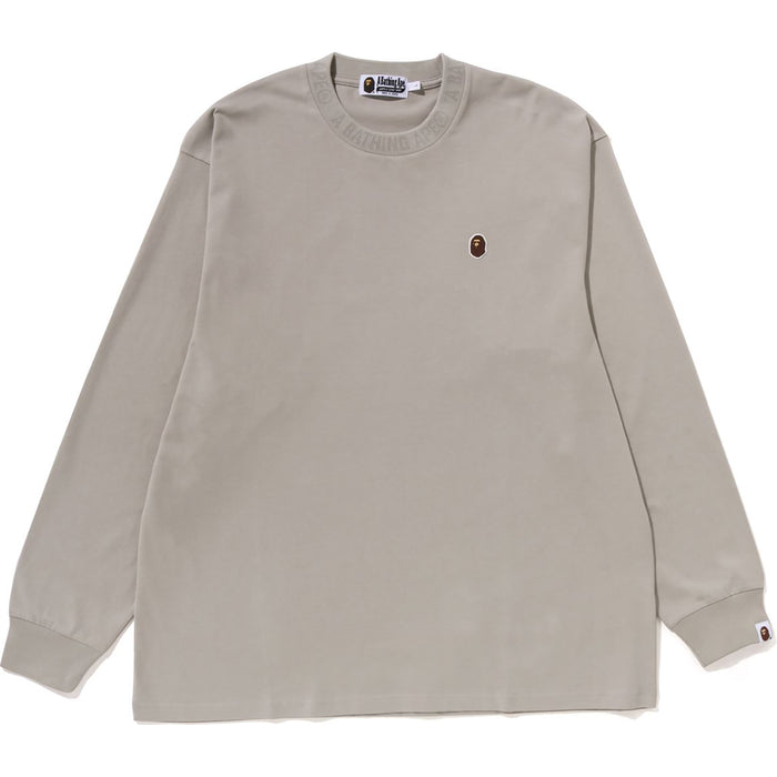 APE HEAD ONE POINT L/S TEE MENS