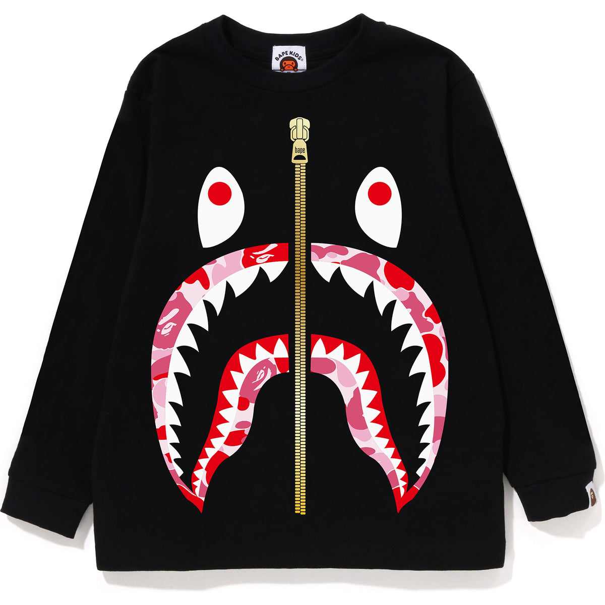 ABC CAMO SHARK L/S TEE KIDS