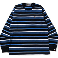 APE HEAD ONE POINT HOOP L/S TEE RELAXED FIT MENS