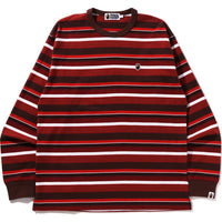 APE HEAD ONE POINT HOOP L/S TEE RELAXED FIT MENS